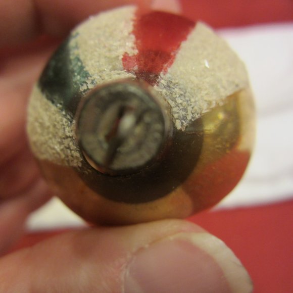 VTG 50'S GLASS TEARDROP ORNAMENTS - Picture 8 of 9